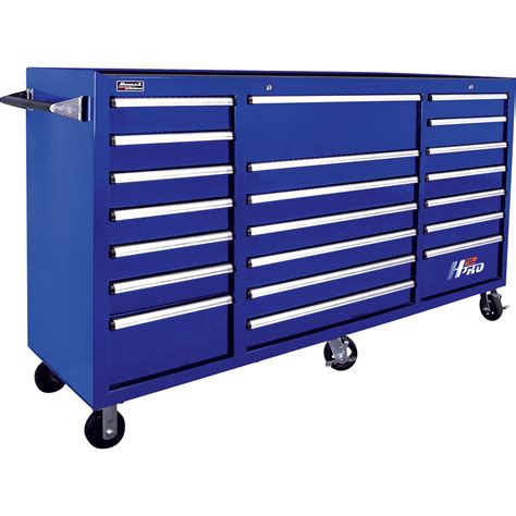 blue steel tool cabinet|72'' rolling tool box.